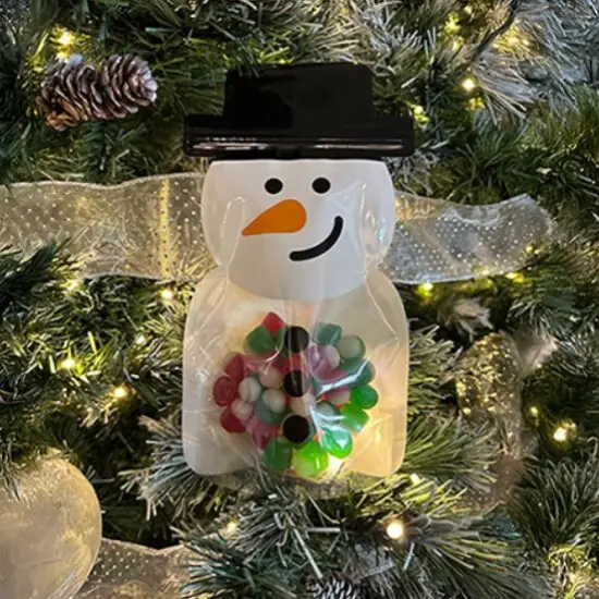 Snowman Shaped Pouch 5 1/2" x 3" x 10" 25 pack SP7SZ {1}