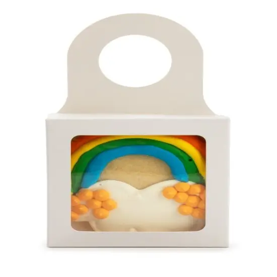 White Wine Bottle Box 3 5/8" x 1 1/8" x 3 5/8" 25 pack FS356W {1}