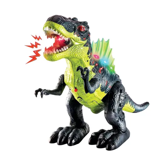 Collections Etc Fire Breathing LED Lighted T-Rex Dinosaur Toy {1}