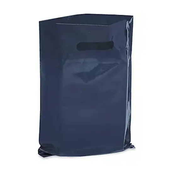 Die Cut Handle Bags 9 x 12" Size Black {5}