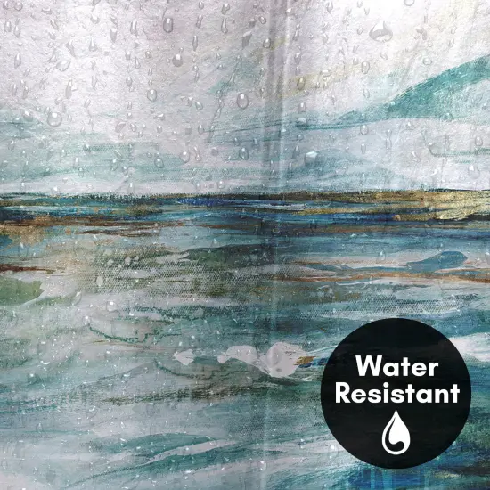 Americanflat 71" x 74" Shower Curtain, Midnight Clear II by PI Creative Art {3}