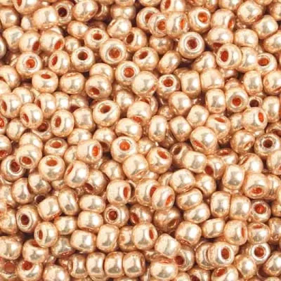 John Bead 6/0 Metallic Solgel Czech Glass Seed Beads, 500g Light Gold {2}