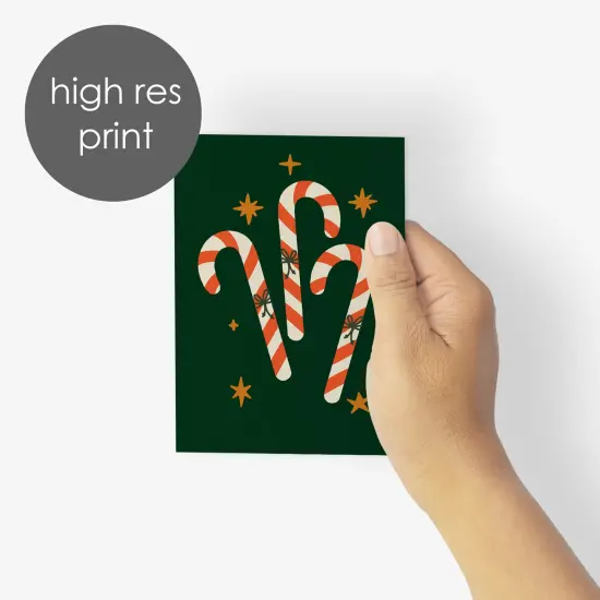 Cozy Christmas Greeting Cards Boxed Set of 24 Holiday Notecards Featuring 6 Nostalgic Designs, Perfect for Home for the Holidays and Warm Festive Wishes {6}