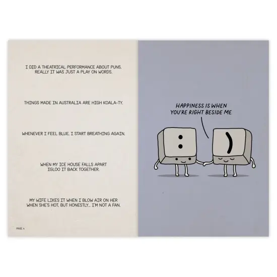 The Book of Puns Softcover 6x9 Book {4}