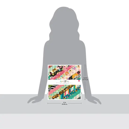 Vicki Boutin Bold And Bright Paper Pad 12"X12"-48 Sheets {3}