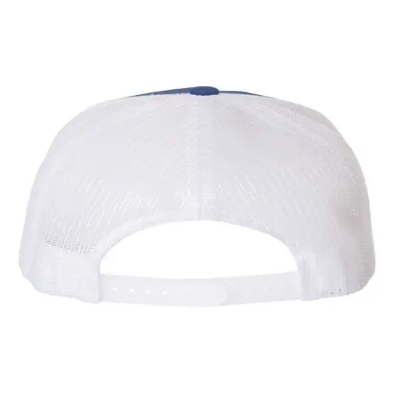 YP Classics&reg; Five-Panel Classic Trucker Cap Royal/ White {2}