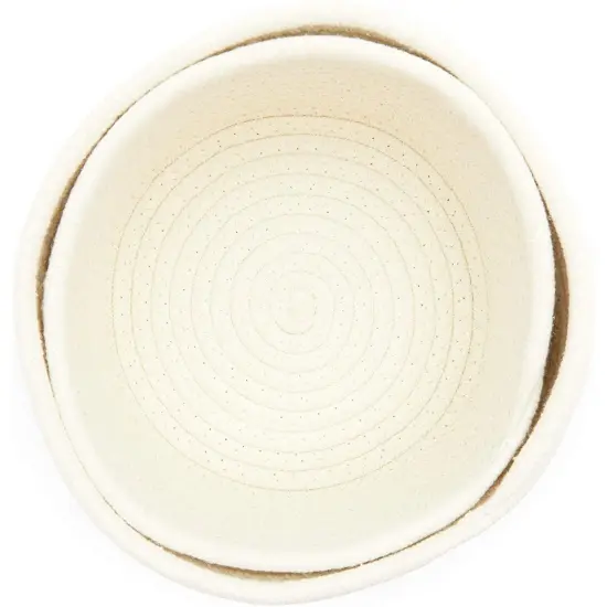 Farmlyn Creek Cotton Woven Baskets for Storage, White Organizers (2 Sizes, 2 Pack) {5}