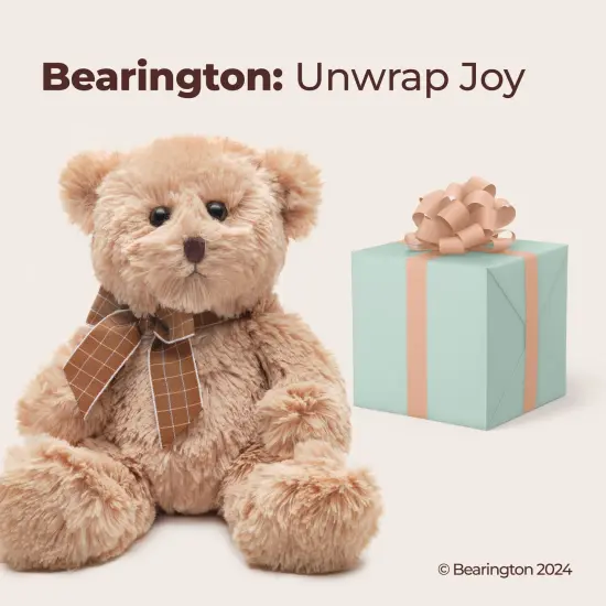 Bearington Collection Lil' Bensen Small Teddy Bear Stuffed Animal 10 In - Teddy Bears Plushies - Bear Plush for Baby, For Ages 3-14 Brown {5}