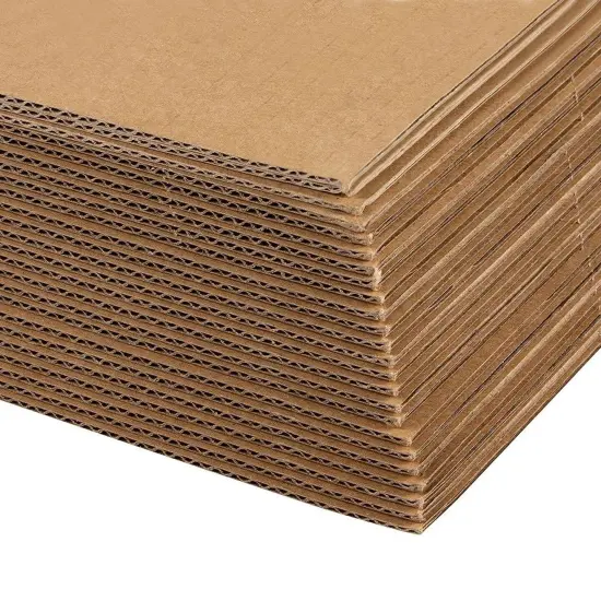 24 Pack Corrugated Cardboard Sheets 12x12, Flat Square Card Board Inserts for Packaging, DIY Crafts {6}