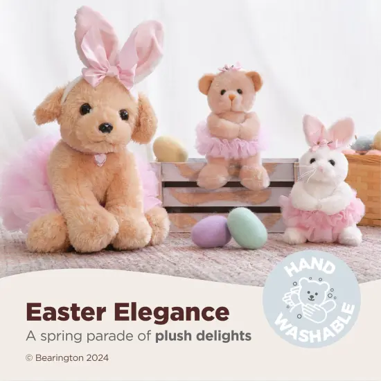 Bearington Lil' Twirls Bunny Ballerina 6 In Stuffed Animals - Plush Toys For Girls, For Ages 1-14 Pink {3}