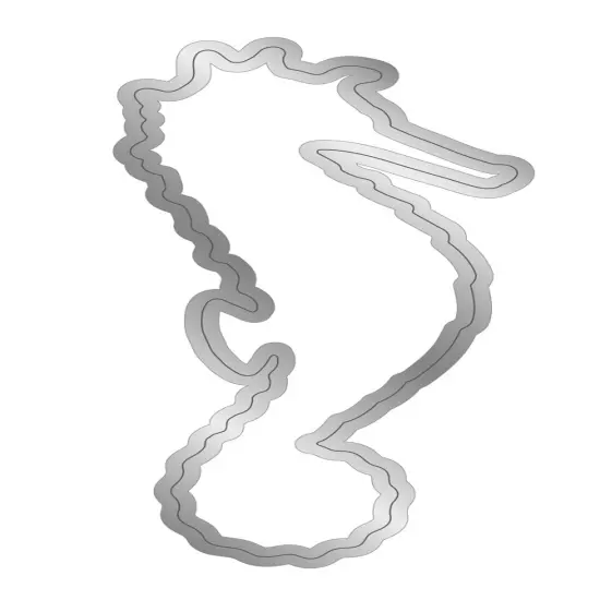 Sara Signature Enchanted Ocean Stamp And Die-Handsome Sea Horse {3}