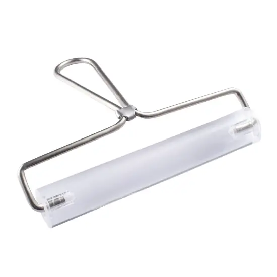 Acrylic Polymer Clay Roller, Slab Rolling Pin with Handle for Arts and Crafts, 6 in Clear {1}