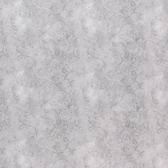 Mook Fabrics Elegance Cotton Fabric [45 in. Wide] - By The Yard Lt Grey {1}