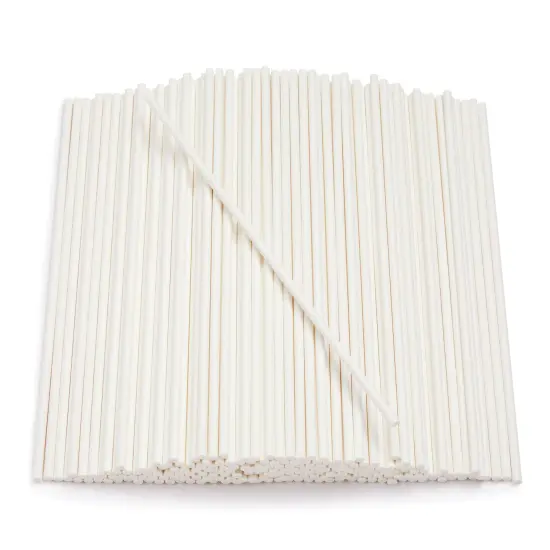 200 Pack Cake Pop Sticks 8 Inch for Lollipops, Cookies, Candy, Desserts White {7}