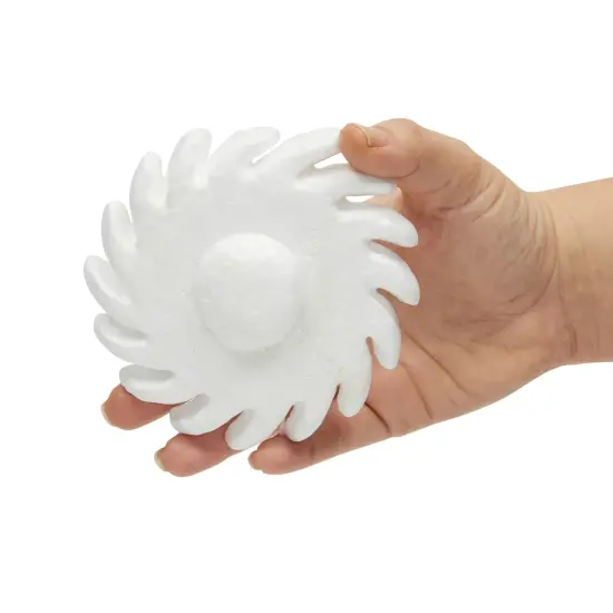 22 Piece 3D Solar System Model Kit for Crafts, Outer Space Science Projects, White Polystyrene Foam Balls for Painting and Coloring, Spheres and Dowels Included {6}