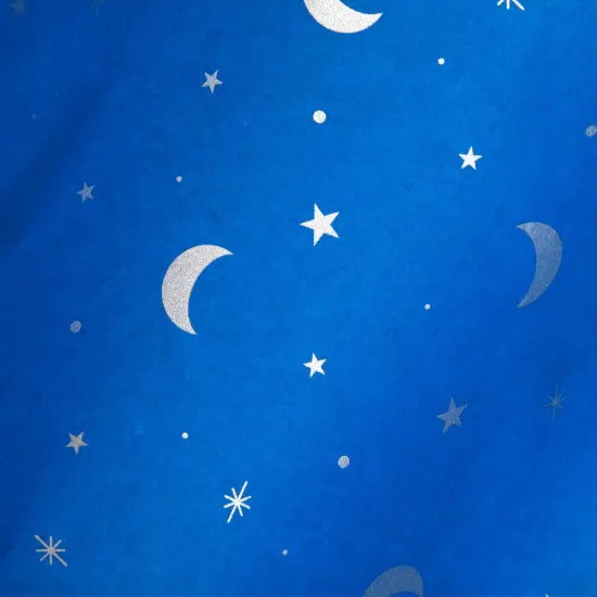 Moon and Stars Gift Wrap Tissue Paper for Bags, 3 Blue Colors (20x26 In, 60 Sheets) {5}