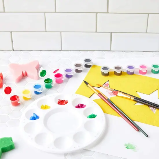 Bright Creations 96 Acrylic Paint Pots for Kids Ages 3&ndash;14, Classroom, Arts and Crafts (12 Pack of 8 Colors) Multicolor {3}