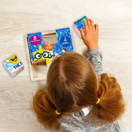 Rite Lite 6 in 1 Wooden Block Hanukkah Puzzle - 6.75" Multi {3}