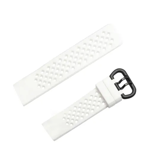 Insten Silicone Watch Band Compatible with Fitbit Charge 3, Charge 3 SE, Charge 4, and Charge 4 SE, Fitness Tracker Replacement Bands for Men and Women (White) {4}