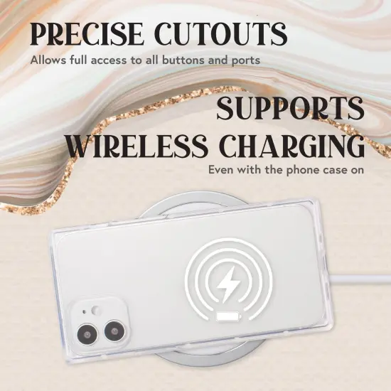 Insten Case for iPhone 12 Mini Case 5.4 Inch, Soft TPU Protective Cases with Reinforced Corners, Shock Absorption, Crystal Clear Slim Cover for Women Girls {3}