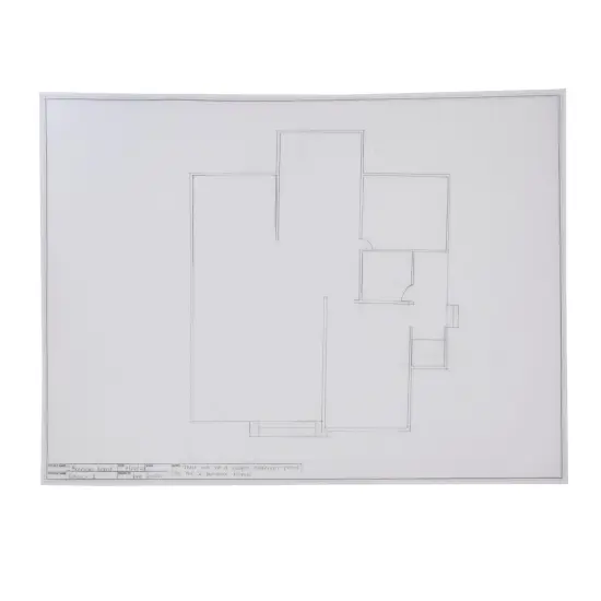 Vellum Paper Sheets with Engineer Title Block, Translucent Tracing Paper (24x18 In, 20 Sheets) Clear {4}