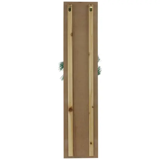 Northlight Joy to the World Christmas Porch Sign with Wreath - 35.75" White {7}