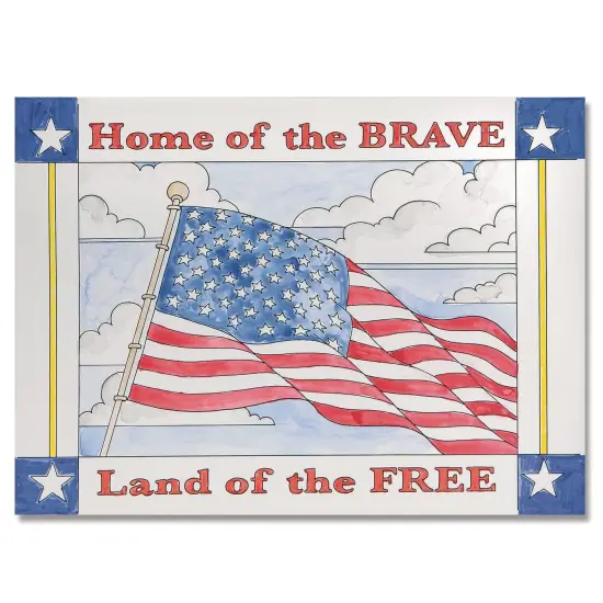 Home of the Brave Paintings Craft Kit (Pack of 24) {1}