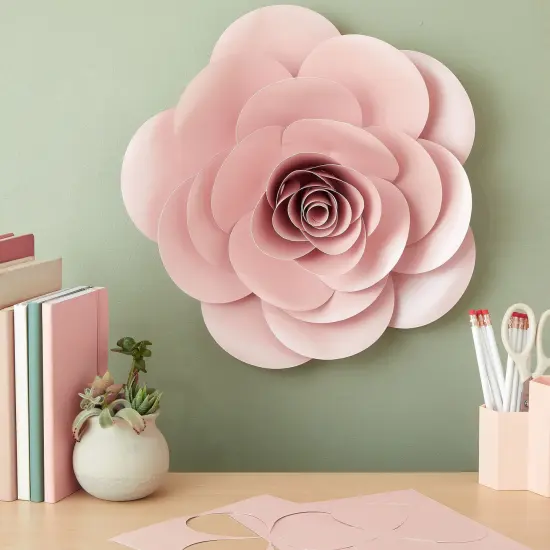 48 Sheets Pink Metallic Shimmer Cardstock Paper for Crafts, Double-Sided for DIY Cards, Weddings, Scrapbooking, 250gsm (8.5 x 11 In) {2}