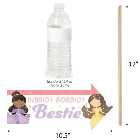 Big Dot of Happiness Funny Princess Party Photo Booth Props Kit, Princess Birthday Party Decorations for Girls - 10 Count Selfie Prop Sticks {4}