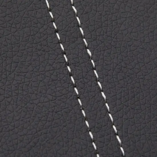 Leather Valet Catchall Tray for Men with 6 Compartments - Bedside Nightstand Organizer for Phones (Black) {7}