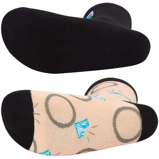 2 Pairs Bride and Groom Wedding Socks - Novelty Tuxedo and Diamond Ring Designs, One Size Multicolor {5}