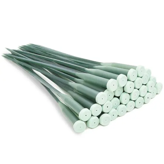 30 Pack Stem Water Tubes for Flowers with Caps, Extendable Vials for Floral Arrangements, Florist Supplies (12 In) {6}