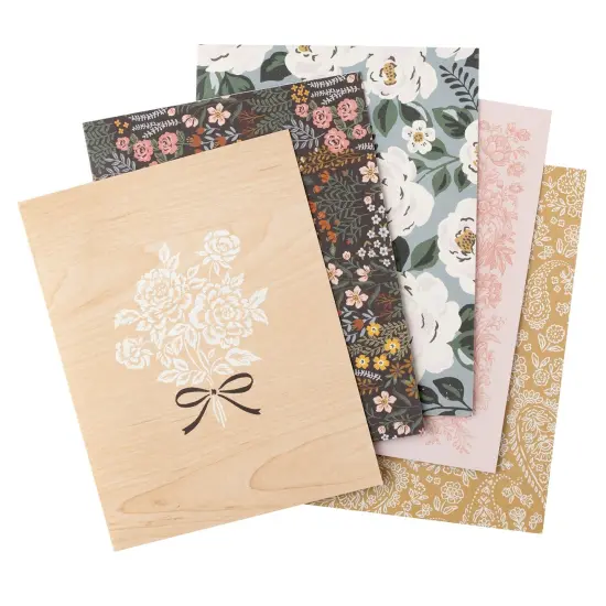 American Crafts A2 Cards W/Envelopes (4.375"X5.75") 40/Box-Maggie Holmes Forever Fields {5}