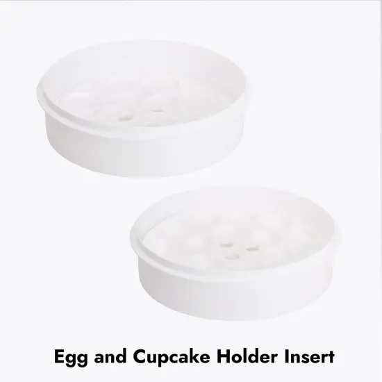 Round Dessert Carrier with Lid and Handle, 12 Inch Container for Cheesecake, Pie, Cupcakes (White, 12x4in) {7}