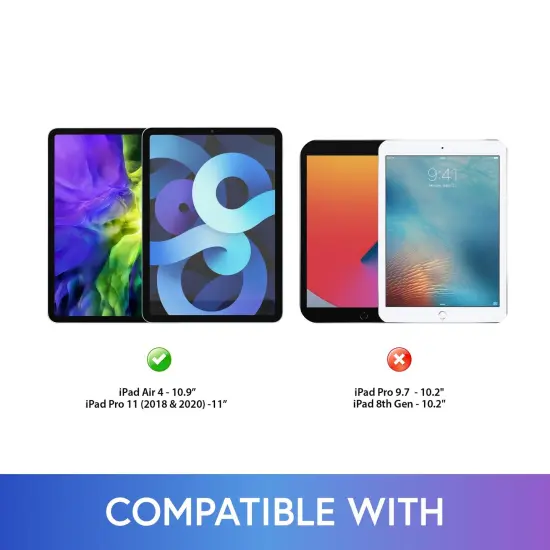 2-Pack Screen Protector Compatible with iPad Air 4th/ 5th (10.9 inch), iPad Pro 11 inch All Models (2022, 2021, 2020, 2018) Tempered Glass HD Clear {7}