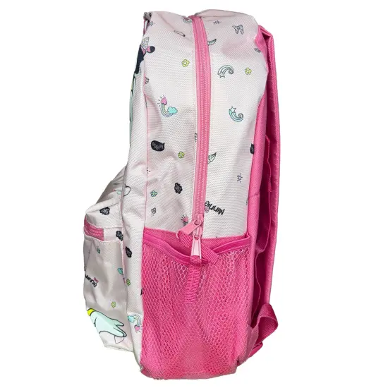 Disney Minnie Mouse and Friends 16" Nylon School Backpack with 2 Mesh Pockets and a Small Front Pocket {6}