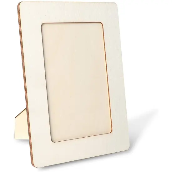 Bright Creations Wooden Picture Frame for 4 x 6 Inch Photos (4 Pack) Brown {6}