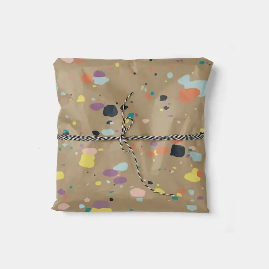 Vintage Linoleum Pattern Gift Wrap {1}
