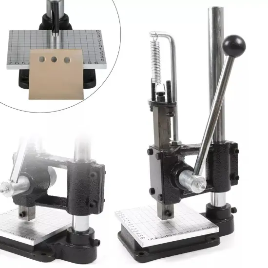 Leather Craft Imprinting Machine DIY Embossing Press Leather Stamp Punching Tool {4}