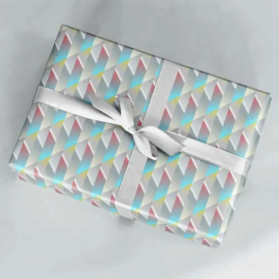 Gradient Geo Gift Wrap {1}