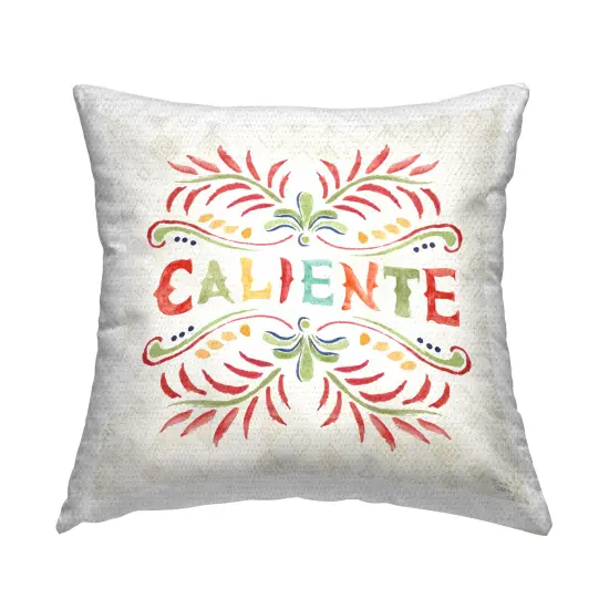 Stupell Industries Caliente con Patr&oacute;n Vibrante Outdoor Printed Pillow {1}