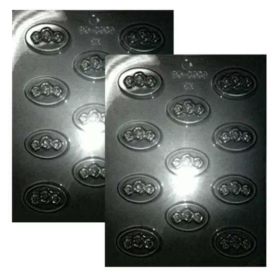 Rose Oval Chocolate Mold {5}