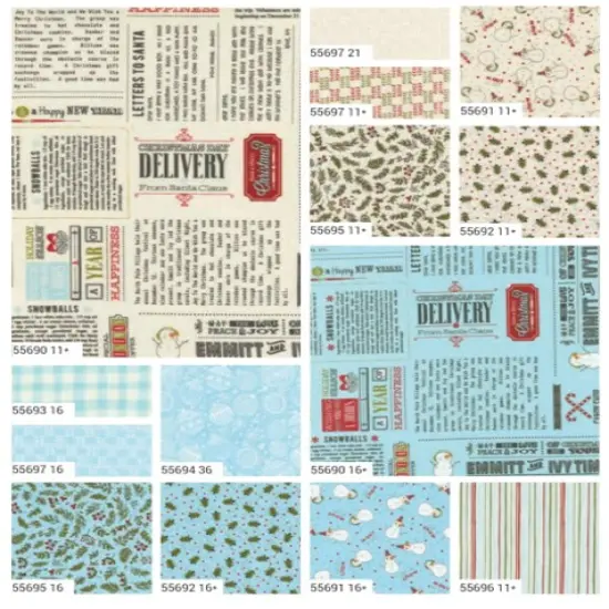 Emmitt and Ivy 2.5" Strip Roll (Jelly Roll) by Sweetwater for Moda (55690JR) {4}