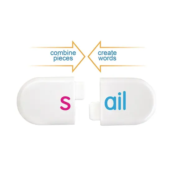 Word Families Interactive Building Blocks Literacy Game (Set of 74) {3}