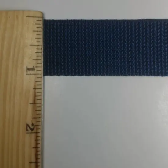 1" Polypropylene Webbing - 20 Continuous Yards Navy {2}