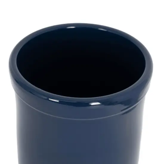 Ohio Stoneware Pickling Fermentation Crock, 1 Gallon Handmade for Food Preservation Storage Utility and Decor, Midnight Blue {4}