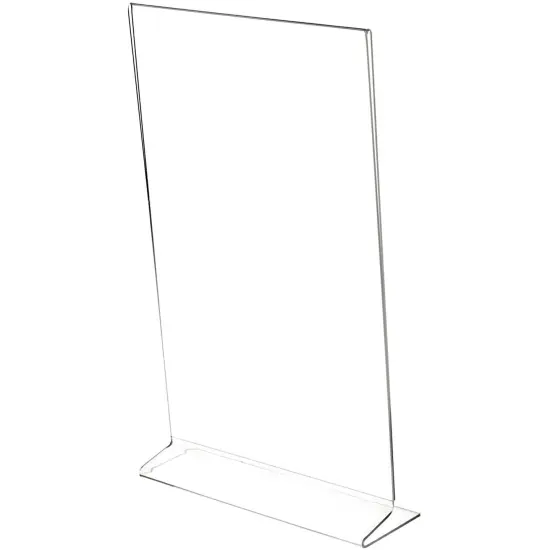 Plymor Clear Acrylic Sign Display / Literature Holder (Side-Load), 8.5" W x 14" H {1}