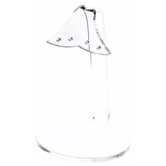 Plymor Clear Acrylic 2 Pair Hanging Earring Display Stand, 2.5" W x 2" D x 3.125" H {1}