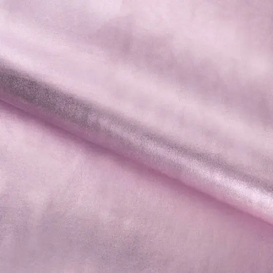 Alloy Foiled Spandex Fabric Graphite/Lig Purple {1}