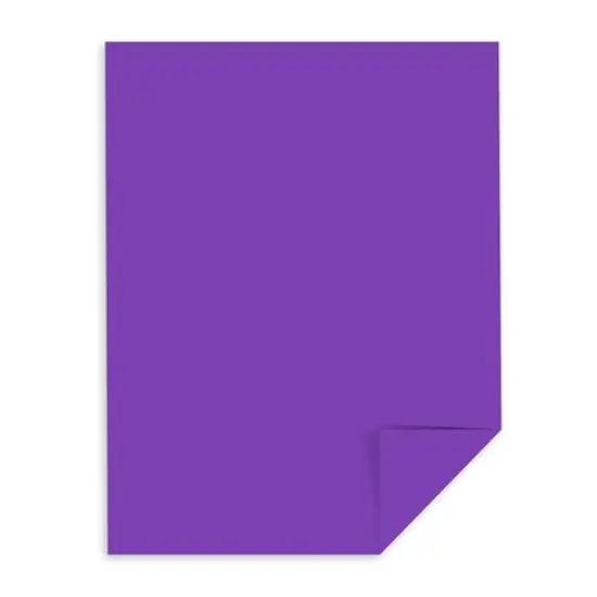 Astrobrights 8 1/2" x 11" 65# Cover Sheets Ream of 250 Gravity grape {1}